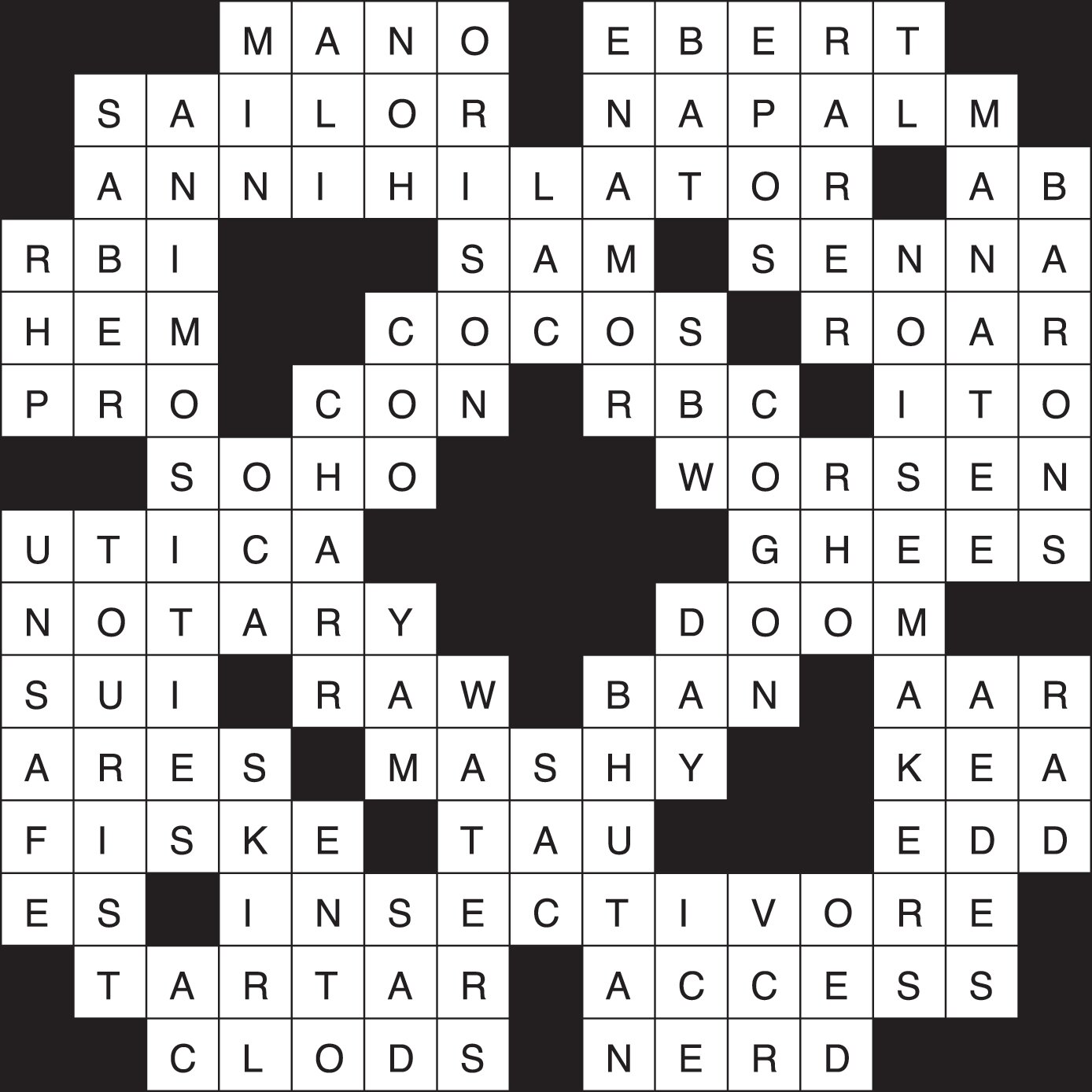 Crossword Puzzle Answers January 915, 2025 The Northern Light